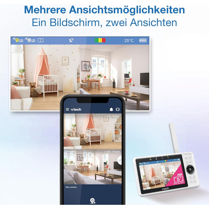 Відеоняня VTech VM924 з камерою, 5