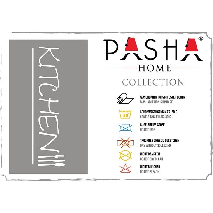 Килимова доріжка для кухні Pasha Home 80 х 200 см