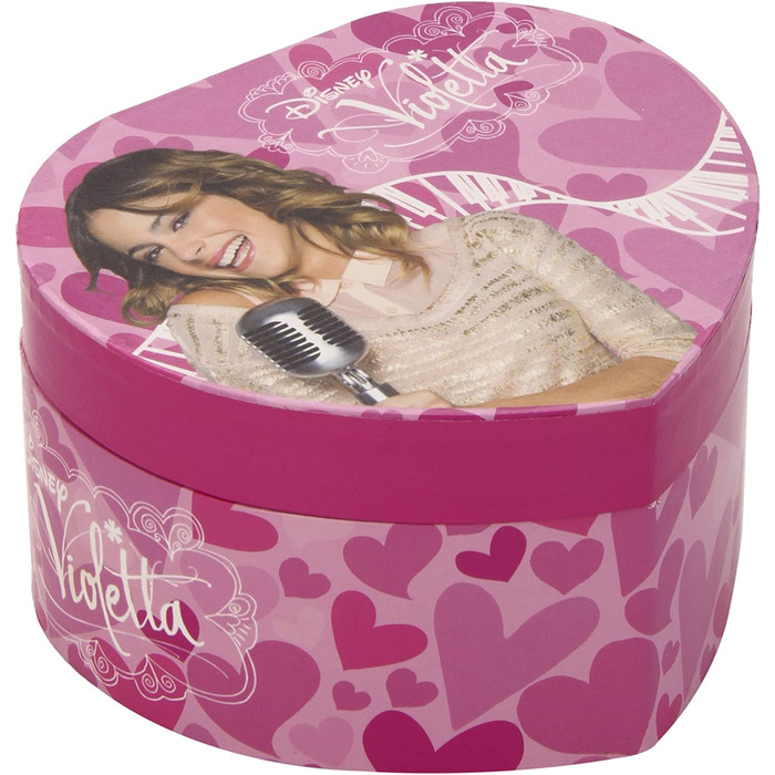 Скринька для коштовностей  Disney Violetta у формі серця