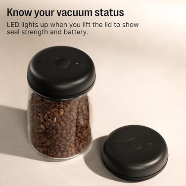 Fellow Atmos: Герметичний контейнер для кави та продуктів харчування – 0,7 л, матовий чорний