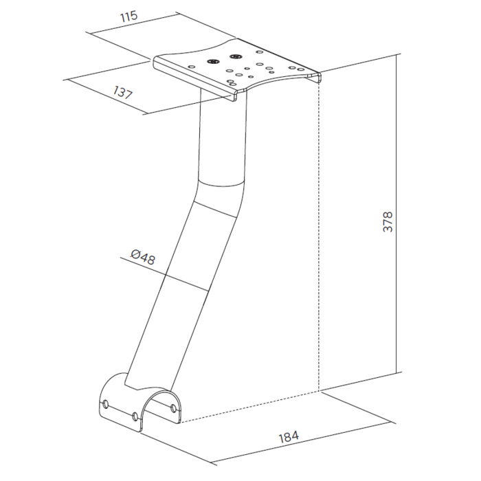 Кріплення коробки передач GamePro RS004 для крісла
