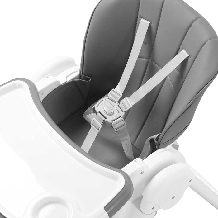 Дитячий високий стільчик Baby Vivo Kinder Hochstuhl з регулюванням висоти та функцією гойдання, колір Cool Mint (антрацит)