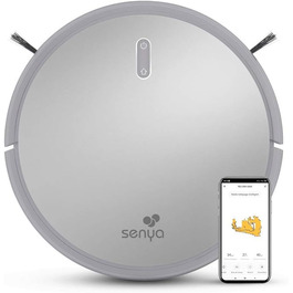 Робот-пилосос Senya My Little Robot, Wi-Fi, додаток/пульт дистанційного керування, 2000 Па, 120 хв, тихий, сірий SYCN-VC009G