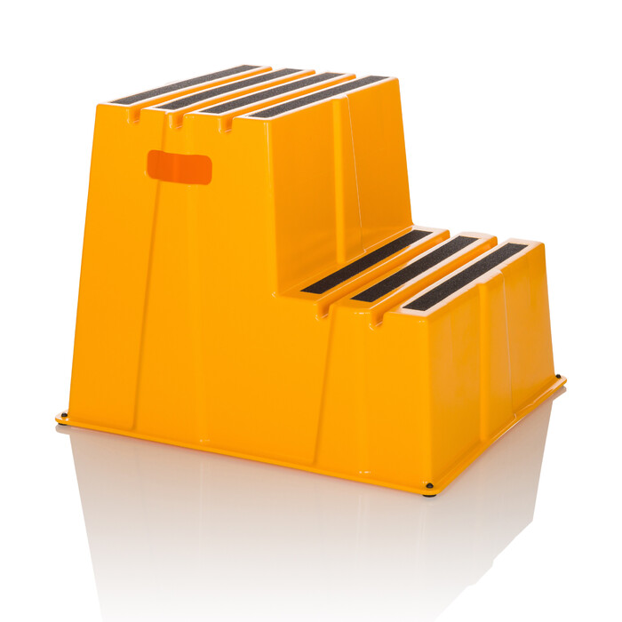 Ступенева підставка TIO-E2, пластик, жовта, hjh OFFICE