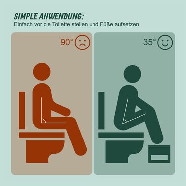 Складаний табурет для туалету Relaxdays з бамбука