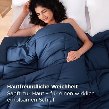 BEDSURE Зимова ковдра 220x240 см - тепла ковдра для зими, 450gsm, білий колір, BEDSURE