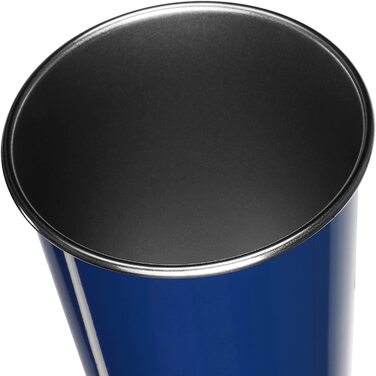 Чашка для пиття з нержавіючої сталі-високоякісна чашка для кемпінгу з нержавіючої сталі об'ємом 250 мл-Дорожня кружка, стійка до руйнування і не містить бісфенолу А (03 шт. - синій), 6 шт.