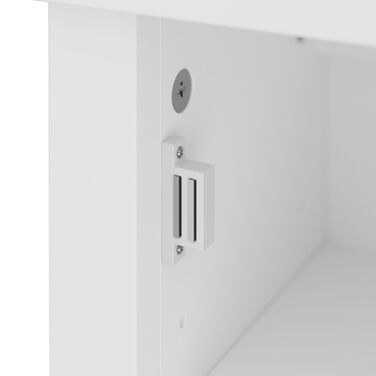 Підвісна шафка для ванної кімнати Relaxdays з дверцятами