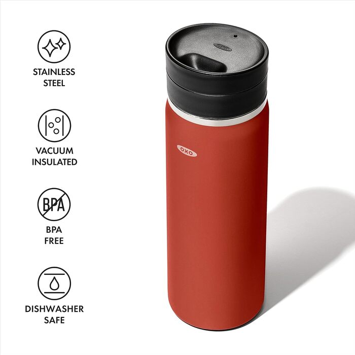 Термокружка OXO Good Grips 591 мл, Terra Cotta