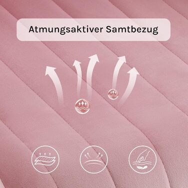 Набір з 2 стільців Lestarain для їдальні, вітальні, кухні, ретро стиль, м'яке сидіння з велюру, металеві ніжки, до 150 кг, рожевий велюр