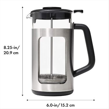 OXO French Press з нержавіючої сталі - 900 мл, кавомашина