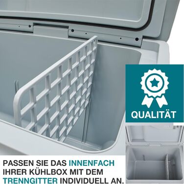 Термобокс електричний 2-в-1 TOM XXL 40л з охолодженням та підігрівом на колесах (230V/12V) для авто, кемпінгу, трейлера - сірий + подарунок