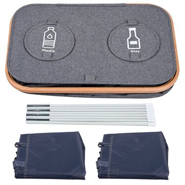 Контейнер для збору пляшок Relaxdays з двома відділеннями