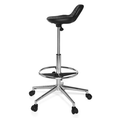 Офісне крісло TOP WORK 03 чорного кольору hjh OFFICE