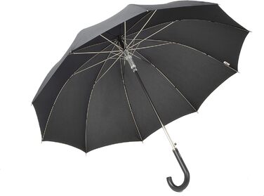 Доплерівська довга парасолька Carbonsteel Long Automatic Black Великий навіс Міцна рама