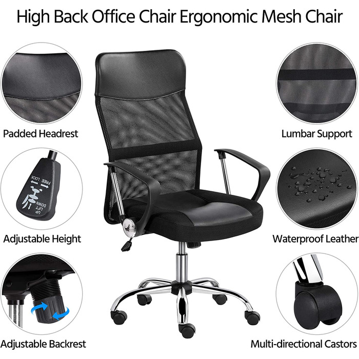 Крісло для робочого місця Yaheetech