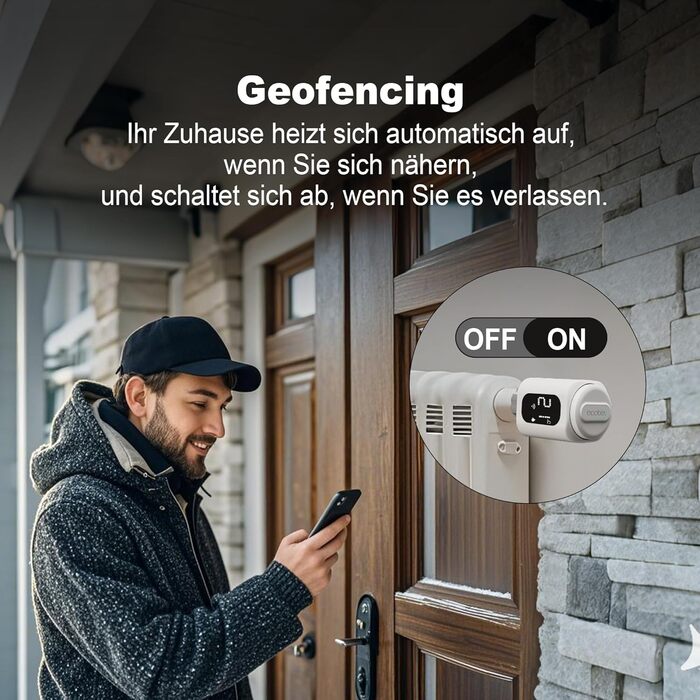 Smart термостат на радіатор 2 шт, Zigbee, бездротовий, з керуванням Tuya (Alexa, Google Assistant), енергозбереження