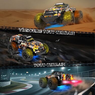 RC Автомобіль 1:18 Gelb - Швидкісний позашляховик 2.4GHz з LED, 25 км/год, 2 акумулятори для хлопчиків від 3 років