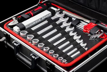 Набір інструментів Meister 131 предметів Knipex & Wera в алюмінієвому кейсі - професійний валіза з інструментами