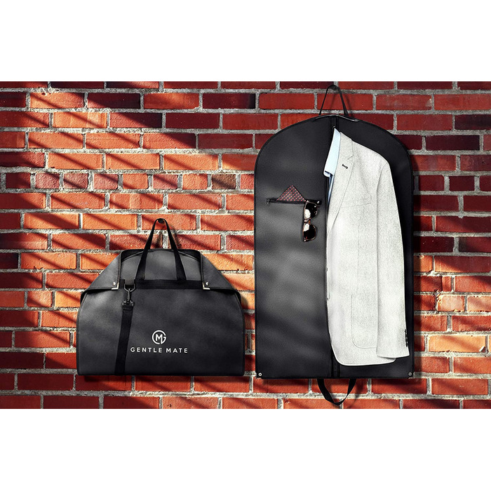 Комплект з 2 сумок для одягу преміум-класу Gentle Mate з плечовим ременем, включаючи сумки для парфумерії - високоякісна сумка для костюма Сумка для одягу Busin