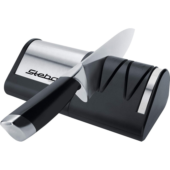 Електричний точило для ножів Steba KS 1 - для всіх типів ножів (метал, кераміка), алмазні диски, прецизійна система направляючих, змінна шліфувальна головка