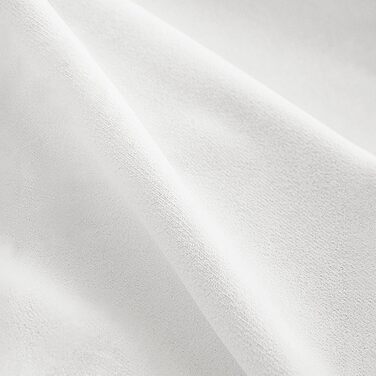 Крісла-черепашки Yaheetech, 2 шт., білі. Сучасні крісла з металевими ніжками, для вітальні, туалетного столика, спальні. Поліестер.