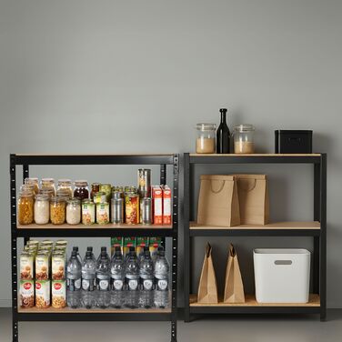 Міцна полиця Relaxdays з робочою поверхнею, витримує до 500 кг