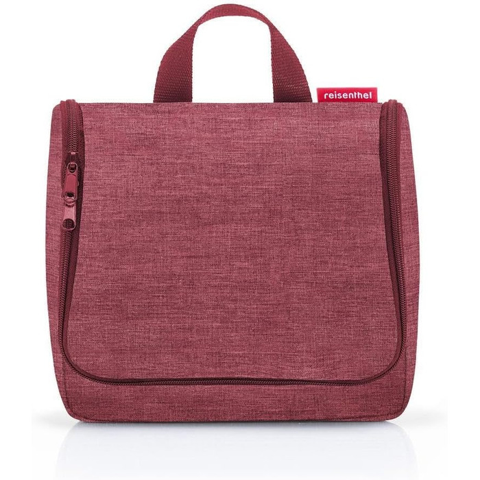 Сумка-органайзер для туалетних аксесуарів Reisenthel Twist Maroon з гачком, водонепроникний матеріал