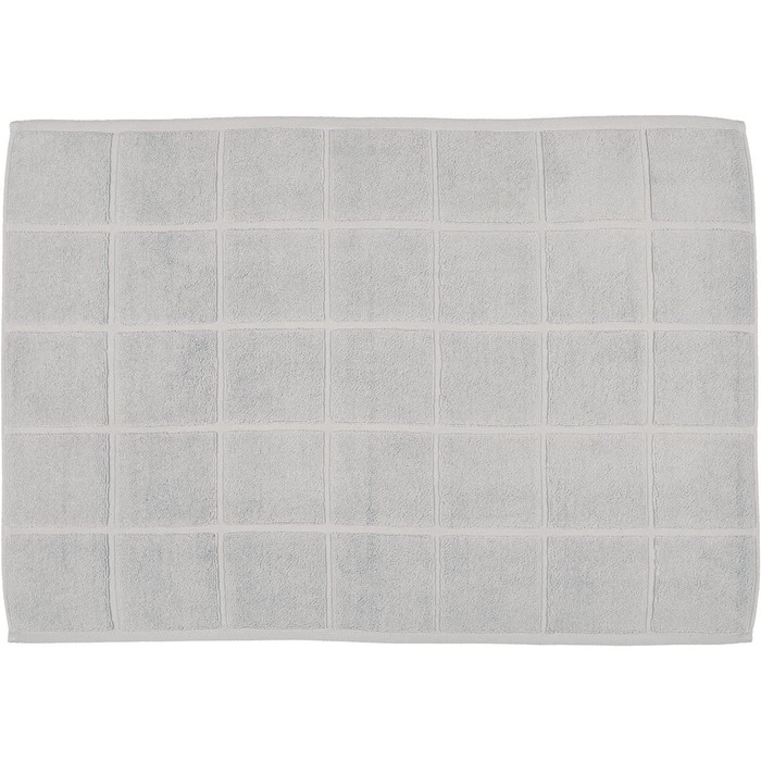 Килимки для ванної з махровим покриттям-однотонний плед (хром 80, килимок для ванної 60 х 100 см)