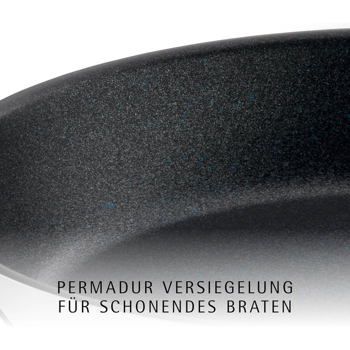 Набір сковорідок WMF Permadur Advance Induktion, 2 шт., 28 + 24 см, нержавіюча сталь Cromargan з покриттям, для духовки