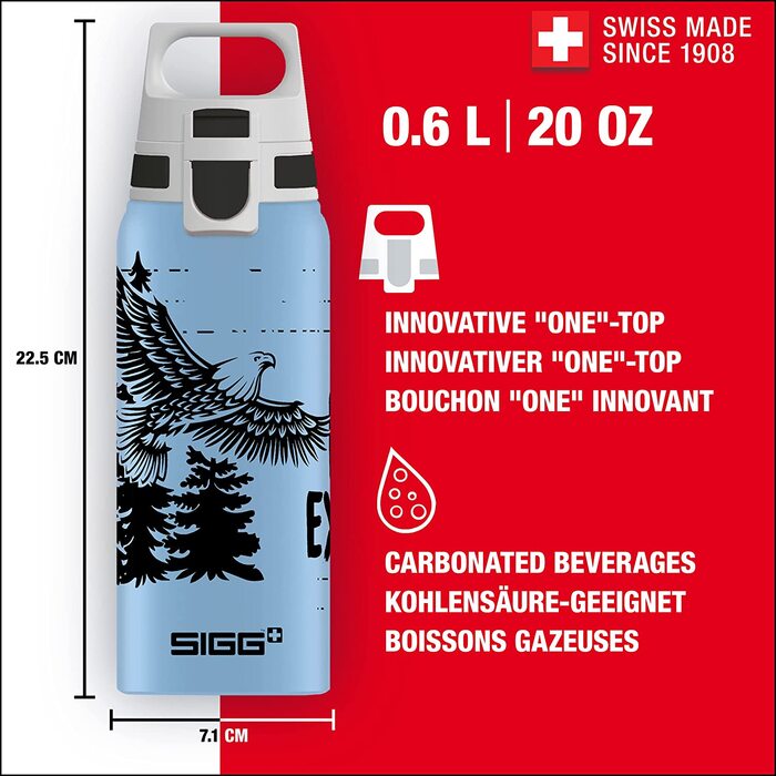 Дитяча пляшка для води SIGG WMB One Brave Eagle 600 мл