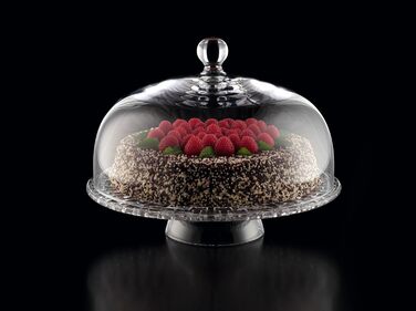 Nachtmann Tortenplatte Bossa Nova Ø 32 см, кришталеве скло, 99528 | Kuchenplatte з кришкою