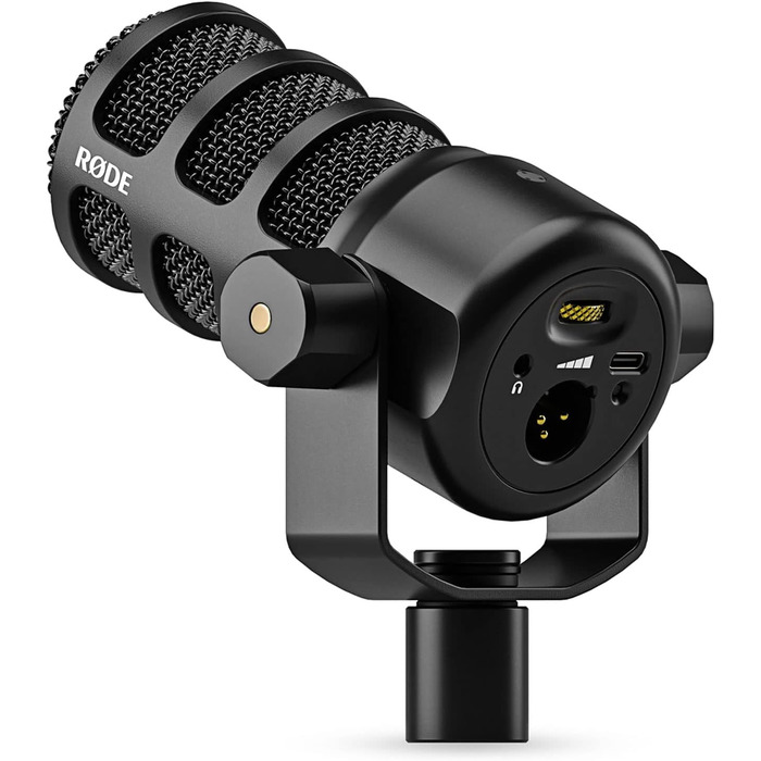 Мікрофон Rode PodMic USB/XLR для подкастів, мовлення, чорний + відкривачка keepdrum