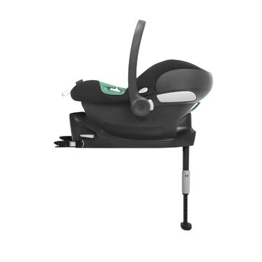 Дитяче автокрісло CYBEX Silver Aton B2 i-Size, в т.ч. вкладиш для новонароджених, сумісність з SensorSafe, від народження до приблизно 24 місяців, максимальна вага 13 кг, сталевий сірий без основи One Steel Grey