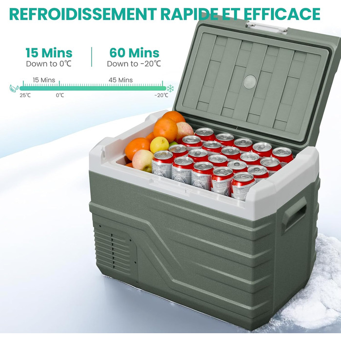 Автохолодильник Alpicool 35L компресорний 12/230V: для авто, кемпінгу, риболовлі -20°C