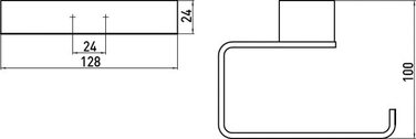 Губчаста корзина Emco System2, для розточування, високоякісна металева душова Полиця, душова корзина для банних приладдя, хром, (кутова настінна корзина, комплект з тримачем для паперу, метал)