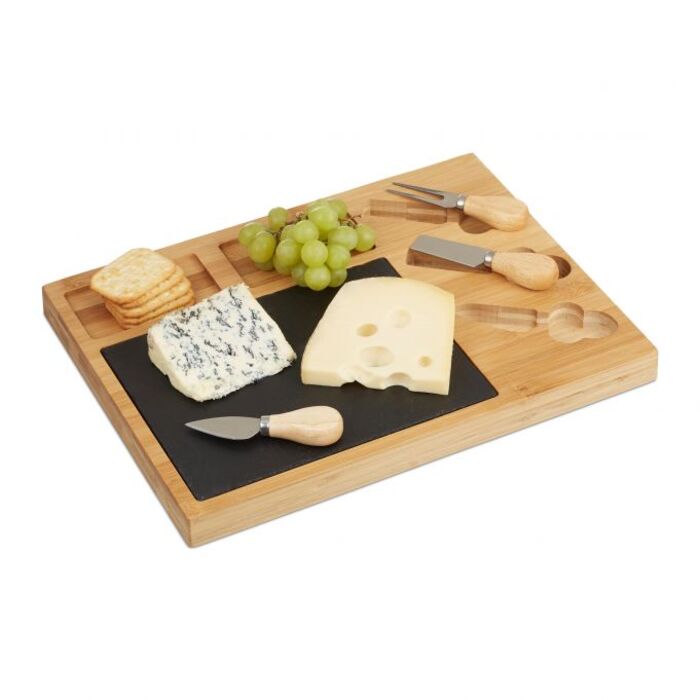 Relaxdays Cheese Board Набір з 3 ножів для сиру