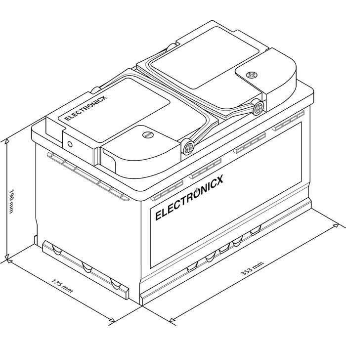 Акумулятор 12V120Ah GEL для сонячних батарей Caravan Edition, човнів, автофургонів, кемпінгу