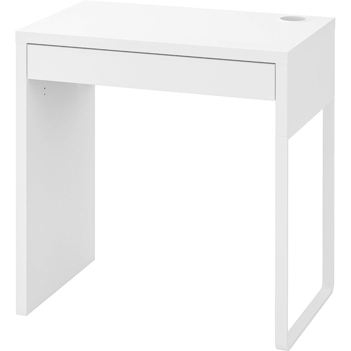 Письмовий стіл IKEA MICKE в білому кольорі (73x50 см) 1 білий