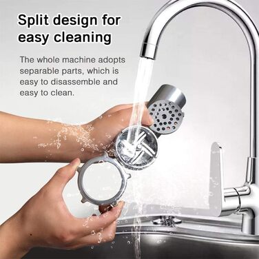 М'ясорубка електрична з насадкою для ковбас 2800 Вт, чорна. Комплект з 3 дисками для фаршу та насадкою для ковбасок