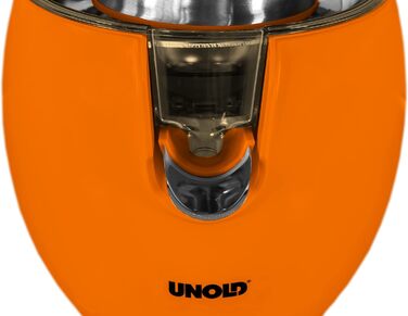 СОКОВИЖИМАЛКА для цитрусових Power Juicy для великих і дрібних цитрусових, двигун 300 Вт для ідеального виходу соку, з носиком для зупинки соку, повністю розбирається і його можна мити в посудомийній машині (помаранчевий), 78132