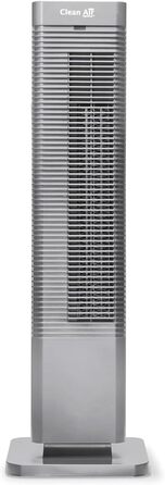 Обігрівач та вентилятор 2-в-1 Clean Air Optima CA-904G Smart: Цифровий термостат, осциляція 80°, для приміщень до 40 м², сірий