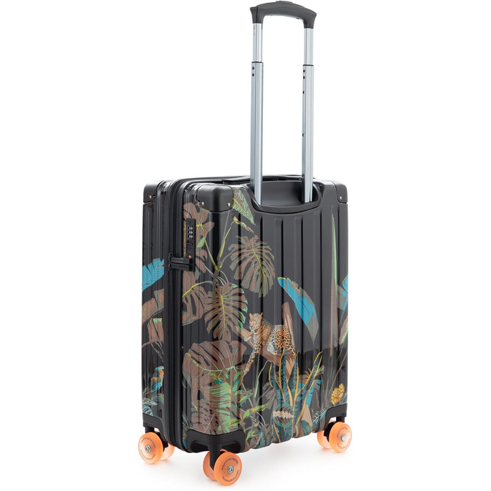 Набір валіз Hauptstadtkoffer Q-Damm (S & L) з TSA, Leopard, 54 см