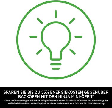 Ninja Foodi Міні-піч 8-в-1 SP101EU: Air Fry, Гриль, Випічка, та інші функції | Срібно-чорний колір