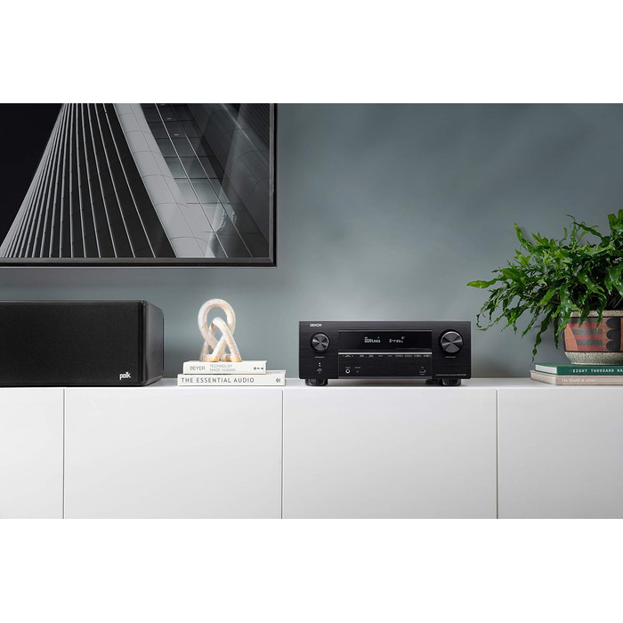 Канальний AV-підсилювач Denon AVC-X3700H, 8K, Dolby Atmos, Alexa, HEOS, чорний (2020), 9.2-