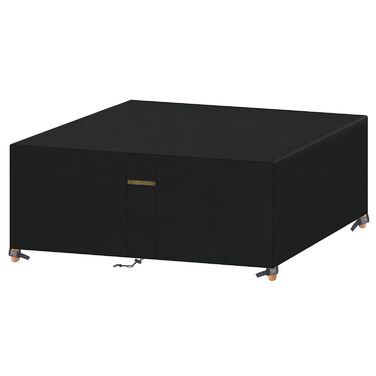 Водонепроникний чохол для садово-патіо меблів VANSHEIM 60x60x60 см / 190x140x71 см, захисна накривка для столу та сидінь