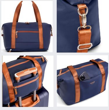 Набір валіз FERGÉ Milano 5-ти частинний (3 розміри) + сумка для подорожей + органайзер для туалетних аксесуарів - 3 шт.