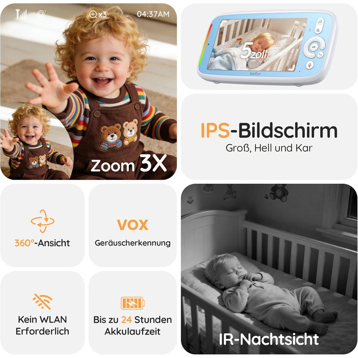 Відеоняня Boifun з камерою 5