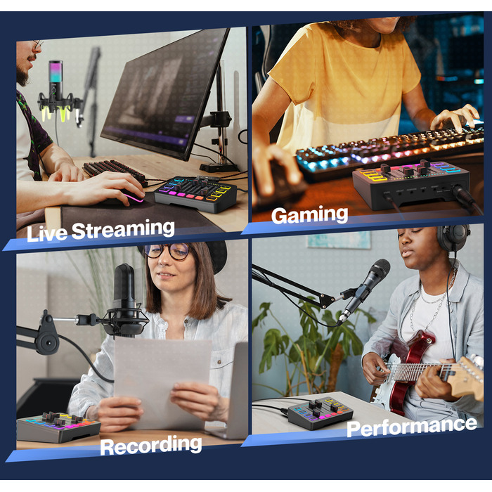 Аудіомікшер SC3 Fifine