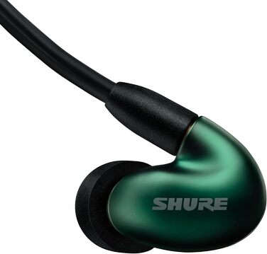 Навушники Shure SE846, чотири динаміки, настроювана частотна характеристика, знімний кабель, зелений нефрит Gen 2